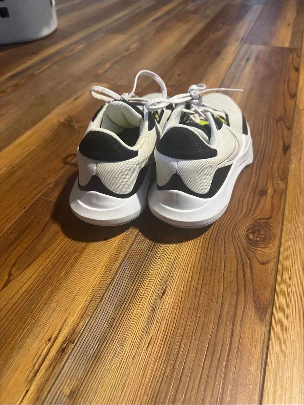 Nike Men’s Athletic Shoes - White, Black, Lime Accent